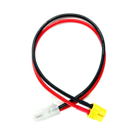 Racers Edge - Charge Adapter: Male Tamiya to Female XT60, 300mm Wire - Hobby Recreation Products