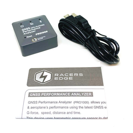Racers Edge - GNSS Performance Analyzer Bluetooth GPS Speed Meter - Hobby Recreation Products