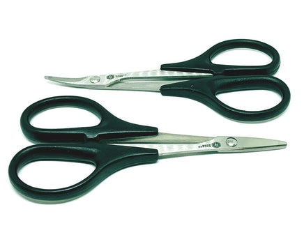 Racers Edge - High Speed Steel Curved Scissor & Straight Scissor Set (2pcs) - Hobby Recreation Products