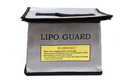 Racers Edge - Lipo Battery Charging Safety Bag 215x145x165mm with Zipper - Hobby Recreation Products