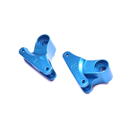 Racers Edge - Revo Aluminum Rear Shock Rocker Arm (pr.) - Blue - Hobby Recreation Products