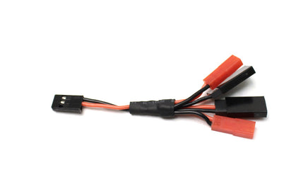 Racers Edge - Universal RX Power Splitter, Female Servo x 2 & JST x 2 - Hobby Recreation Products