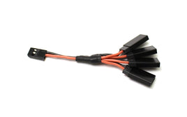 Racers Edge - Universal RX Power Splitter, Female Servo x 4 - Hobby Recreation Products