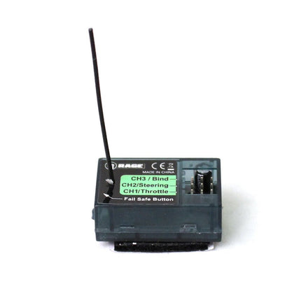 Rage R/C - 2.4Ghz 2-Channel Receiver; Black Marlin BL, Super Cat, Velocity 800 BL - Hobby Recreation Products