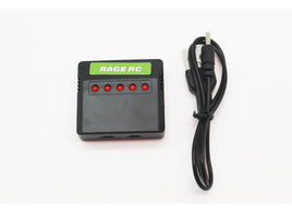 Rage R/C - 5-Port 1S USB Micro Charger; Micro Warbirds, Super Cub MX4, Sport Cub - Hobby Recreation Products