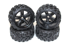 Rage R/C - Assembled Wheels & Tires (4); Mini Trek - Hobby Recreation Products