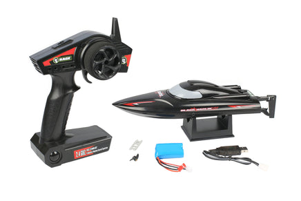 Rage R/C - Black Marlin MX RTR Boat - Hobby Recreation Products