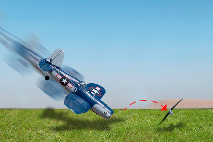 Rage R/C - F4U Corsair Jolly Rogers Micro RTF Airplane with PASS (Pilot Assist Stability Software) System - Hobby Recreation Products