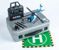Rage R/C - Hero-Copter, 4-Blade RTF Helicopter; Police - Hobby Recreation Products