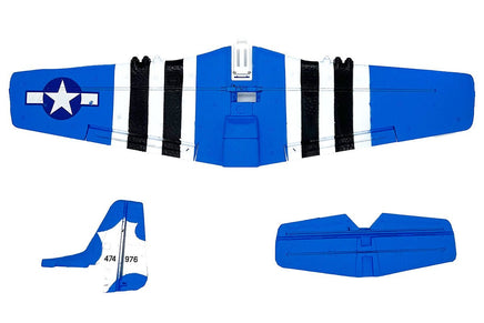 Rage R/C - Main Wing and Tail; P-51 Obsession - Hobby Recreation Products