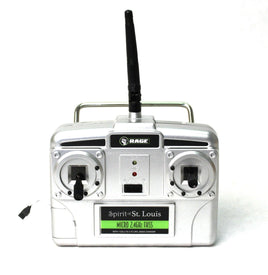 Rage R/C - Micro 4-Channel Airplane TX w/ 200mA Charger, Mode 2: Spirit of St. Louis - Hobby Recreation Products