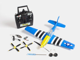 Rage R/C - P-51D Obsession Micro RTF Airplane with PASS (Pilot Assist Stability Software) System - Hobby Recreation Products