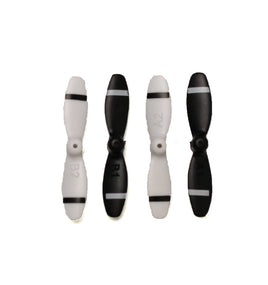 Rage R/C - Propeller Set, Black/White (4) Pico X - Hobby Recreation Products