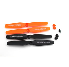 Rage R/C - Propeller Set with Screws, Orange & Black (2ea); Stinger 3.0 - Hobby Recreation Products