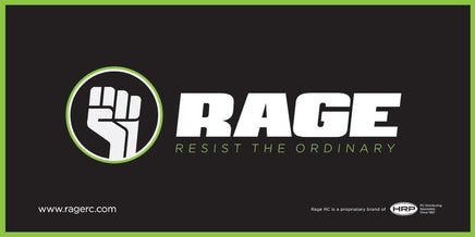 Rage R/C - Rage Banner 24 x 48 - Hobby Recreation Products