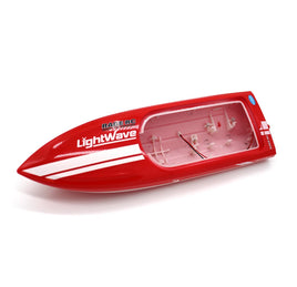Rage R/C - Replacement Printed Hull; LightWave, Red - Hobby Recreation Products