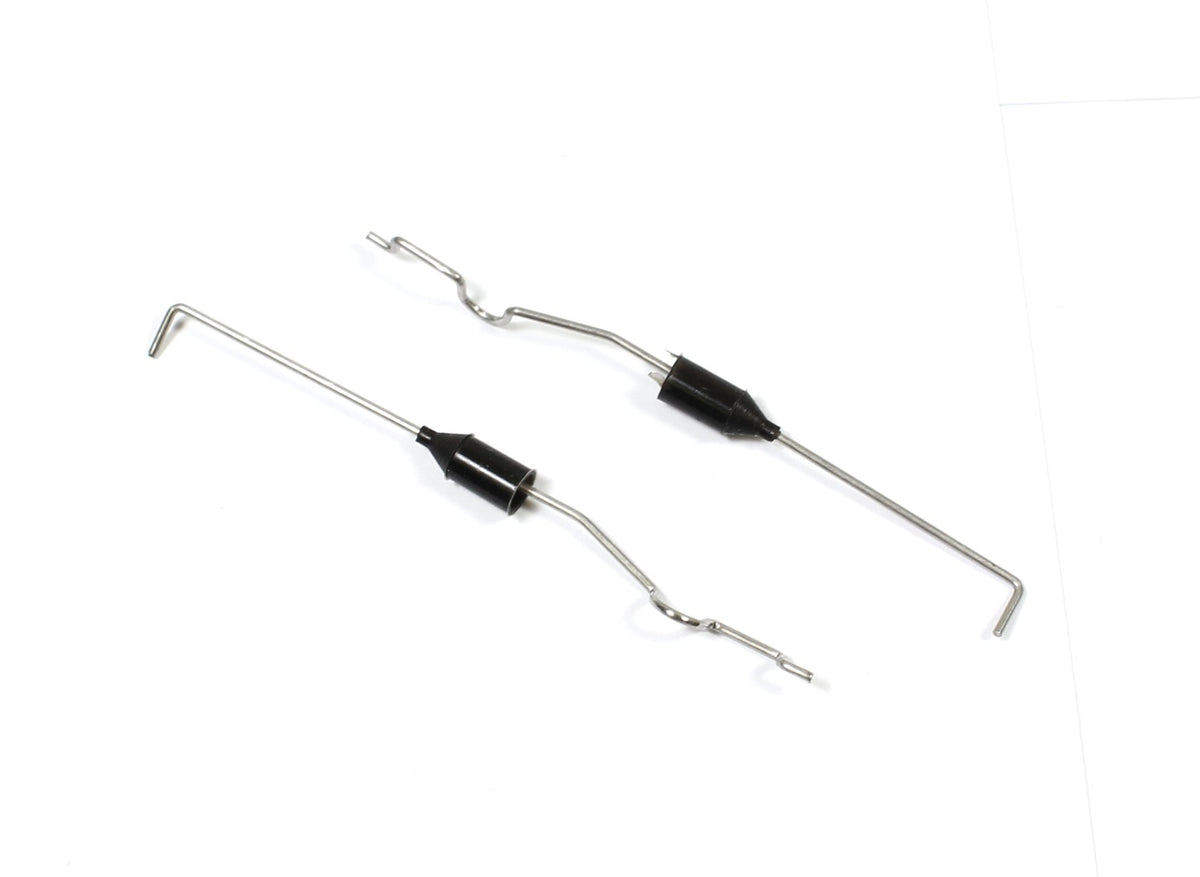Rudder Push Rod (2); Black Marlin MX| Hobby Recreation Products