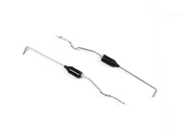Rage R/C - Rudder Push Rod (2); Black Marlin MX - Hobby Recreation Products