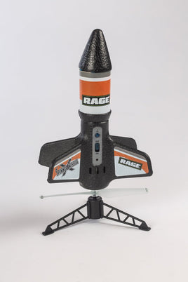 Rage R/C - Spinner Missile X - Black Electric Free-Flight Rocket - Hobby Recreation Products