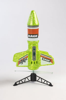 Rage R/C - Spinner Missile X - Green Electric Free-Flight Rocket - Hobby Recreation Products