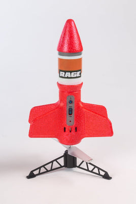 Rage R/C - Spinner Missile X - Red Electric Free-Flight Rocket - Hobby Recreation Products