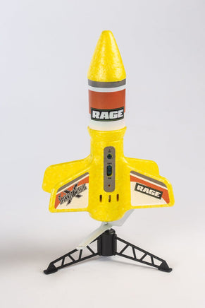 Rage R/C - Spinner Missile X - Yellow Electric Free-Flight Rocket - Hobby Recreation Products