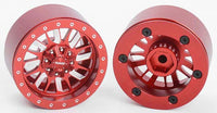 RC4WD - Enforcer 1.9" Beadlock Wheels (Red) - Hobby Recreation Products