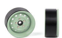 RC4WD - Heritage Edition Stamped Steel 1.9" Wheels (Grasmere Green) - Hobby Recreation Products