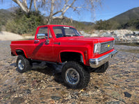 RC4WD - Trail Finder 2 "LWB" RTR with Chevrolet K10 Scottsdale Hard Body Set - Red - Hobby Recreation Products