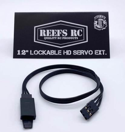 Reef's RC - 12" Lockable Servo Extension - Hobby Recreation Products