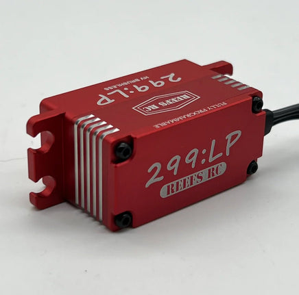 Reef's RC - 299LP Special Edition Red High Speed High Torque Low Profile Brushless Servo .0.57/313 @8.4V - Hobby Recreation Products