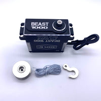 Reef's RC - Beast 1000 1/5th Scale Servo Winch with Reefs Spool, Hook, Synthetic Line - Hobby Recreation Products