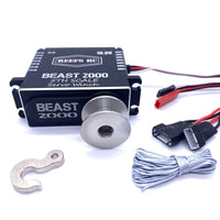 Reef's RC - Beast 2000 5th Scale Servo Winch with Reefs Spool, Hook, Syn Line - Hobby Recreation Products