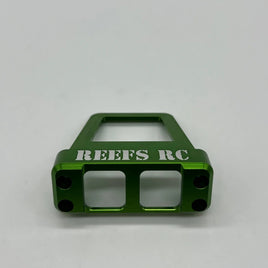 Reef's RC - CNC Machined Aluminum Servo Shield - Green - Hobby Recreation Products