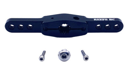 Reef's RC - Double Sided Heavy Duty Servo Horn, 15T, 4mm Holes, for 5th Scale - Hobby Recreation Products
