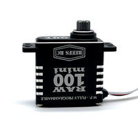 Reef's RC - RAW 100 Mini Black Servo Programmable - Hobby Recreation Products