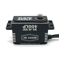 Reef's RC - RAW 400 LP Black Fully Programmable Waterproof Servo - Hobby Recreation Products