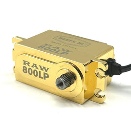 Reef's RC - RAW800LP Brass Edition, Fully Programmable, Brushless Low Profile Servo - Hobby Recreation Products