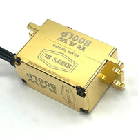 Reef's RC - RAW800LP Brass Edition, Fully Programmable, Brushless Low Profile Servo - Hobby Recreation Products