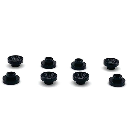 Reef's RC - Servo Washers 8pk- Black - Hobby Recreation Products