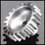 Robinson Racing - 24 Tooth .6 MOD Metric Steel Alloy Pinion Gear, 1/8" Bore - Hobby Recreation Products