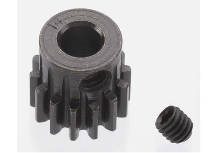 Robinson Racing - EXTRA HARD 14 TOOTH BLACKENED STEEL 32P PINION 5M/M - Hobby Recreation Products