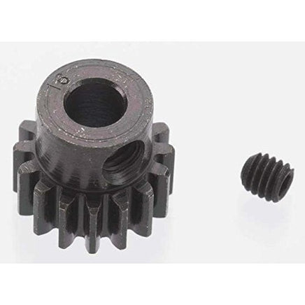 Robinson Racing - EXTRA HARD 16 TOOTH BLACKENED STEEL 32P PINION 5M/M - Hobby Recreation Products