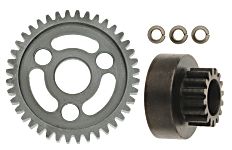 Robinson Racing - Extra Hard Steel Combo, 40 Tooth Spur & 16 Tooth Clutchbell, for Traxxas Revo 2.5 - Hobby Recreation Products