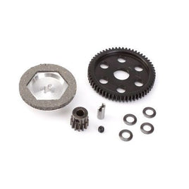 Robinson Racing - VATERRA HALIX 32P GEN3 UNIT BLK. STEEL 58T SPUR & XHARD 13T PINION W/REDUCER - Hobby Recreation Products