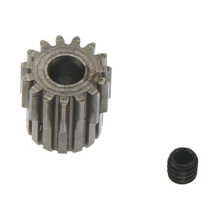 Robinson Racing - X-Hard Wide 48 Pitch 15 Tooth 1/8" Shaft Pinion Gear w/ Collar - Hobby Recreation Products