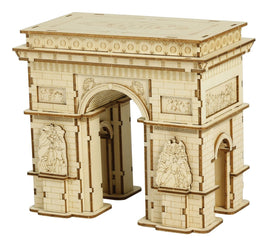 Robotime - Classic 3D Wood Puzzles; Arc de Triomphe - Hobby Recreation Products