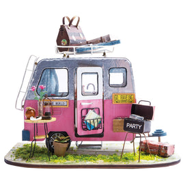 Robotime - DIY House; Happy Camper - Hobby Recreation Products