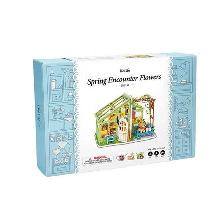 Robotime - DIY House; Spring Encounter Flowers - Hobby Recreation Products