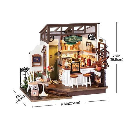 Robotime - Rolife No.17 Cafe Miniature House kit - Hobby Recreation Products